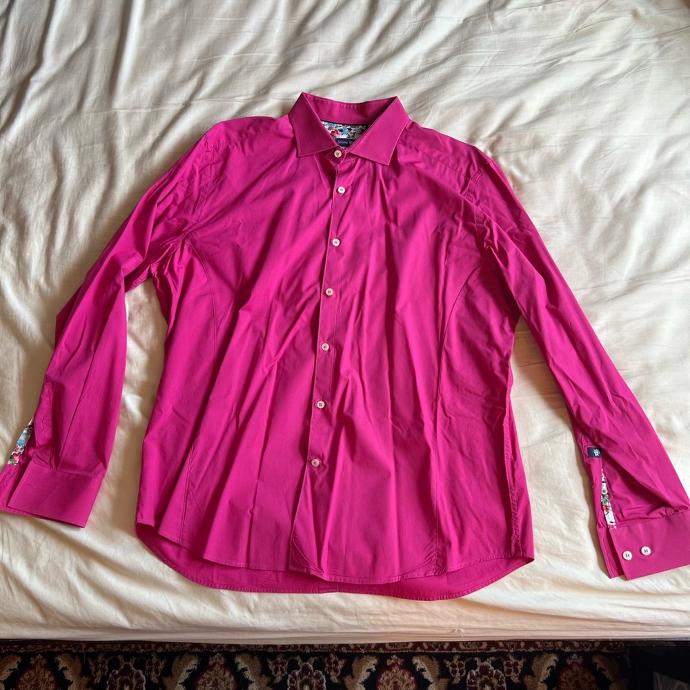 Stone Rose long sleeve button down
